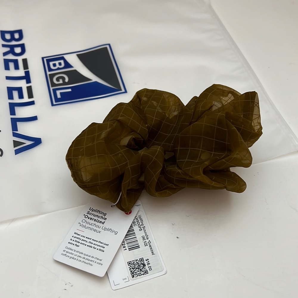 Lululemon Brown Uplifting Scrunchie Oversized